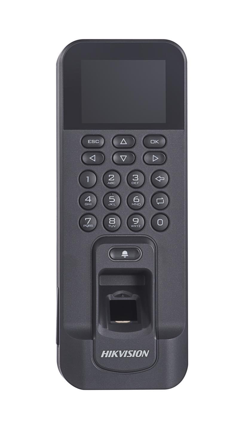 DS-K1T804AMF.jpg Hikvision DS-K1T804AMF - Pro Series Fingerprint Terminal with built in car reader for Mifare card - Image 1