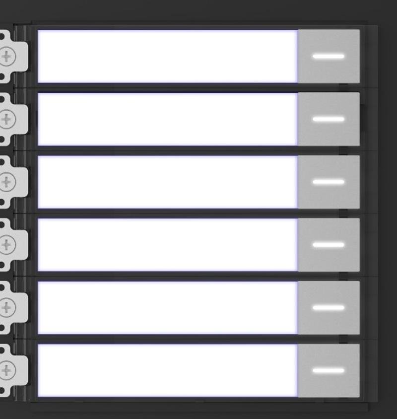 DS-KD-KK.jpg Hikvision DS-KD-KK - Hikvision Video Intercom Nametag Module - الصورة 1