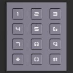 Hikvision DS-KD-KP - HIKVISION Keypad Module