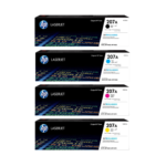 HP 207A Original LaserJet Toner Cartridge – Black, Cyan, Magenta, Yellow