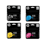 HP 938 Original Ink Cartridge – Black, Cyan, Magenta, Yellow