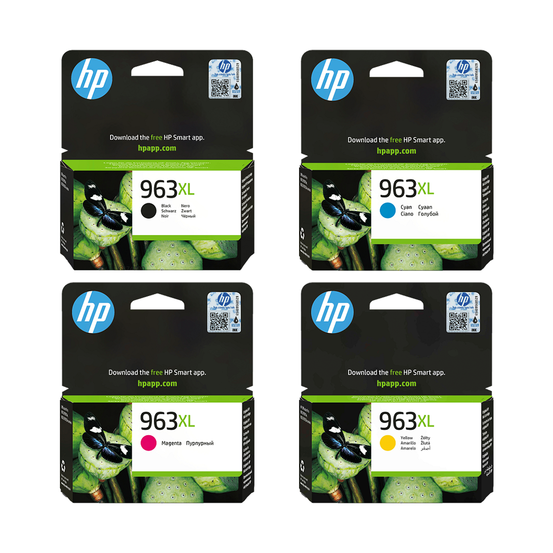 HP-963XL-High-Yield-Original-Ink-Cartridge-Black-Cyan-Magenta-Yellow HP 963XL High Yield Original Ink Cartridge – Black, Cyan, Magenta, Yellow - Image 1