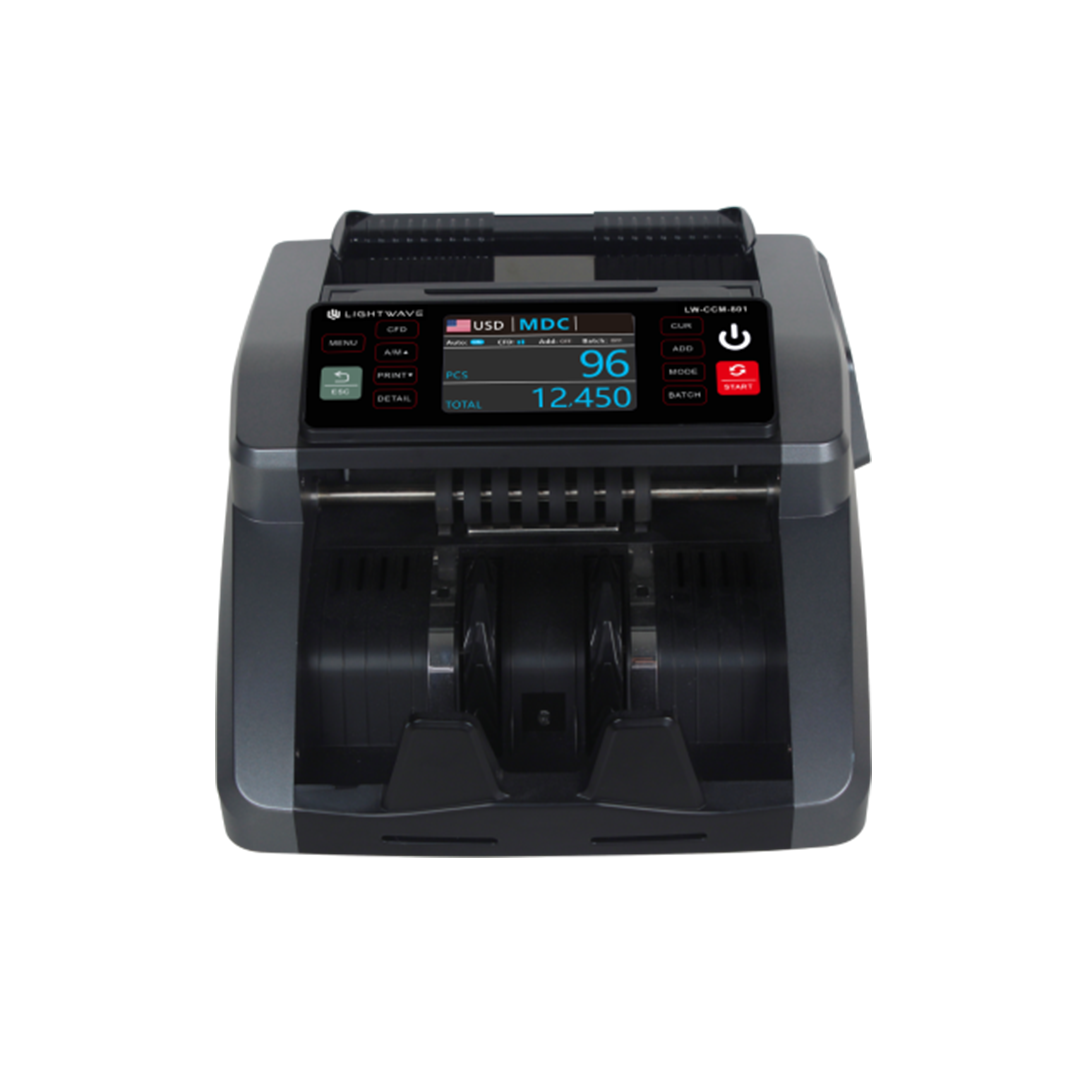 Lightwave-LW-CCM-801-Touchscreen-Money-Counting-Machine Lightwave LW-CCM-801 Touchscreen Money Counting Machine - Image 1