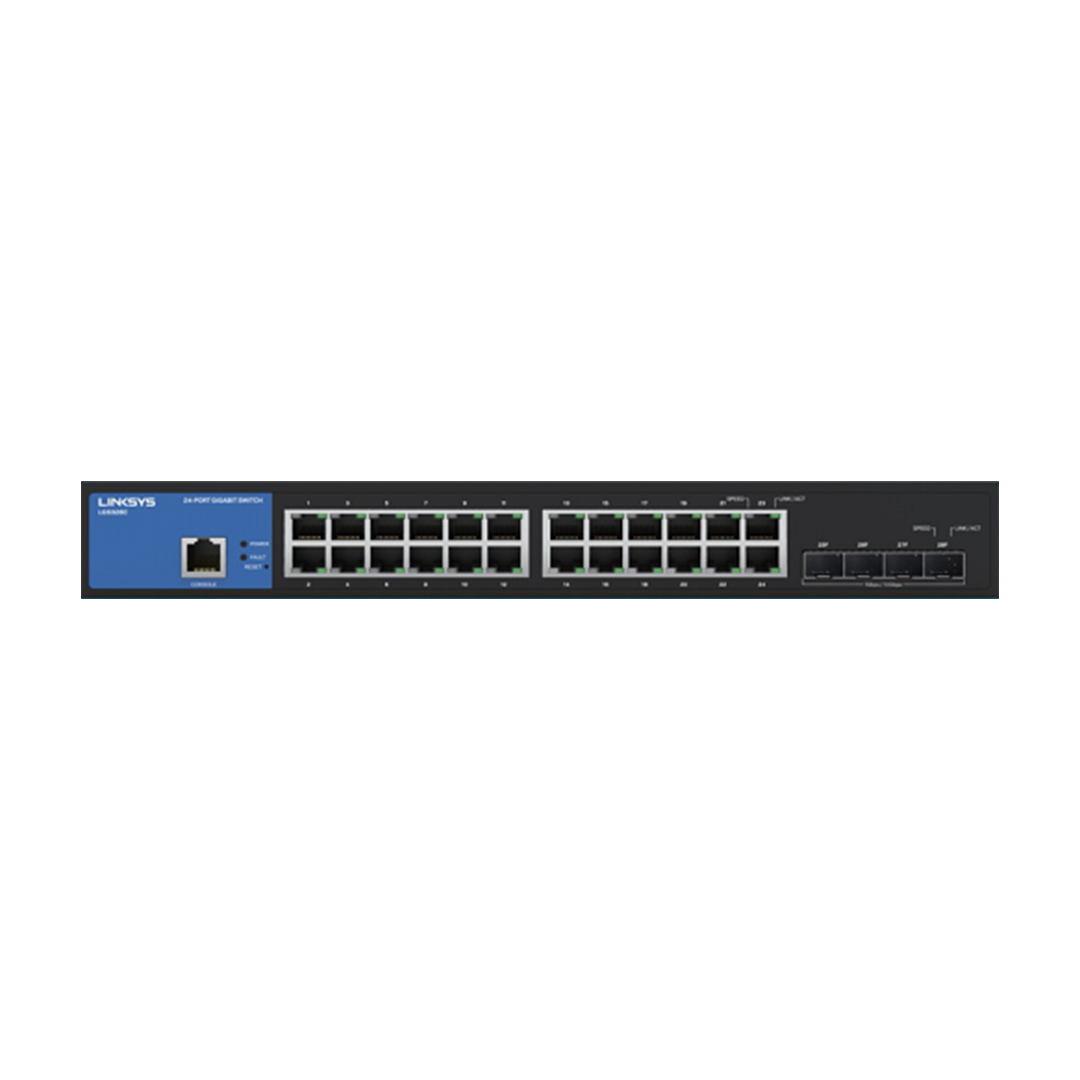 Linksys-24-Port-Managed-Gigabit-Switch-LGS328C Linksys 24-Port Managed Gigabit Switch (LGS328C) - Image 1