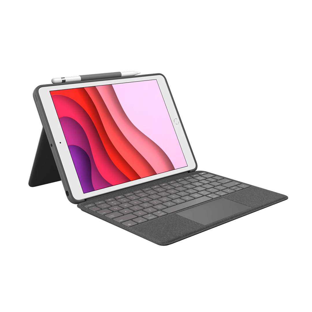 Logitech-Combo-Touch-Keyboard-Case-for-iPad Logitech Combo Touch Keyboard Case for iPad - Image 1