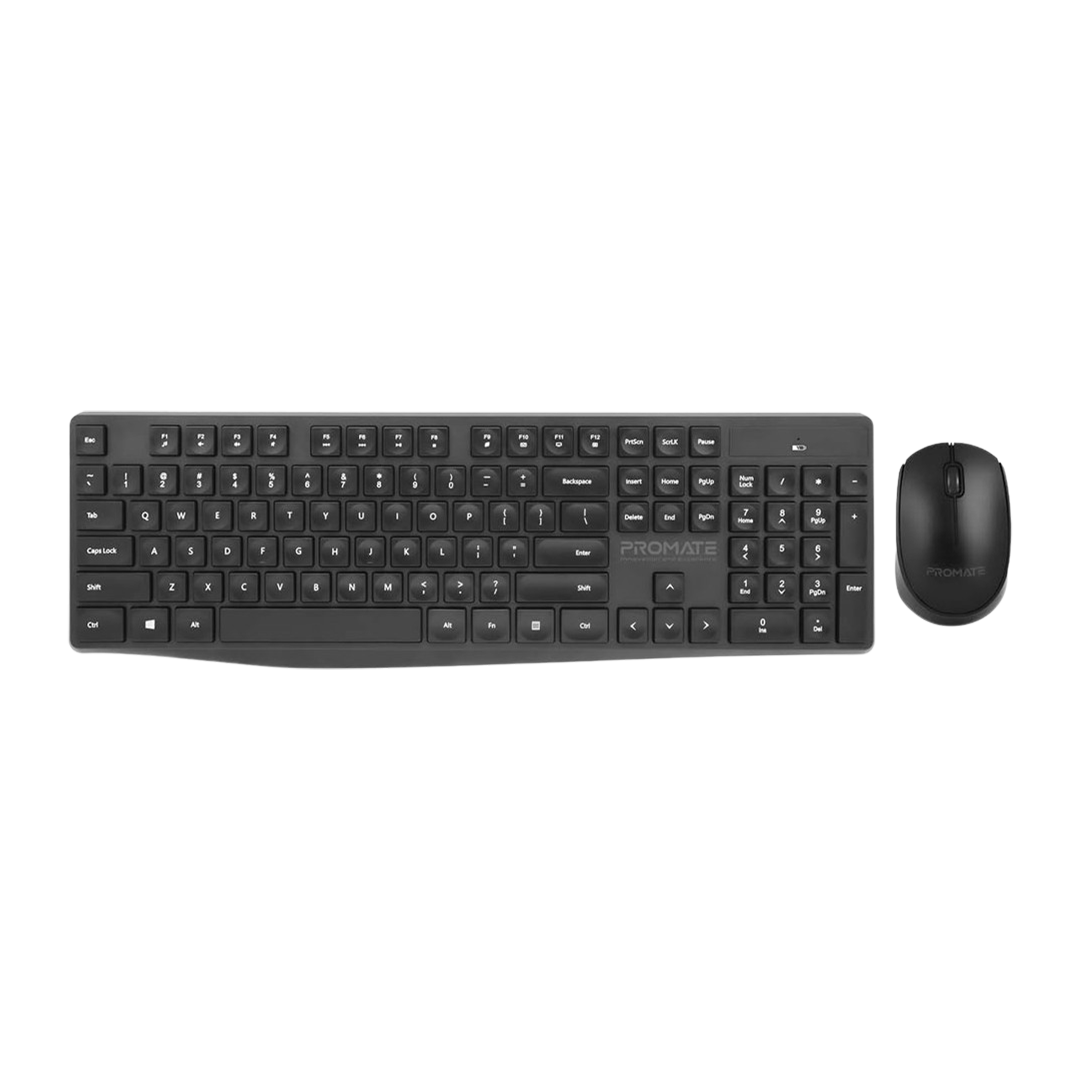 Promate-Wireless-Keyboard-Mouse-ProCombo-5 Promate Wireless Keyboard & Mouse (ProCombo-5) - Image 1