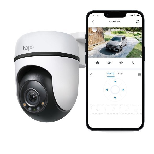 ⁦Tapo C500 Outdoor Pan/Tilt Security WiFi Camera⁩ - الصورة ⁦4⁩