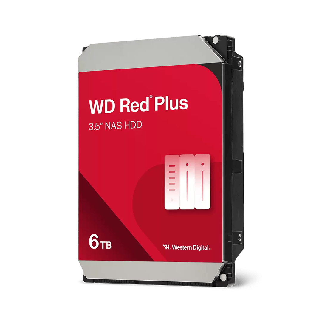 WD60EFPX WD 6TB Red Plus 3.5" NAS HDD - Image 1