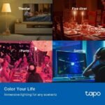 ⁦Tapo L530E-Smart Wi-Fi Light Bulb, Multicolor⁩ - الصورة ⁦2⁩