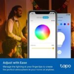 ⁦Tapo L530E-Smart Wi-Fi Light Bulb, Multicolor⁩ - الصورة ⁦3⁩
